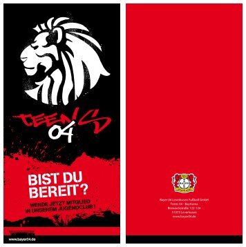 Download Anmelde- und Werbungsformular - Bayer 04 Leverkusen
