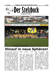 Der Stelzbock - Das Blatt für den Block - United Supporters Luzern