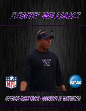 Coach Donte' Williams - ISA