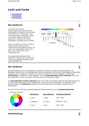 Licht und Farbe - lepen.de