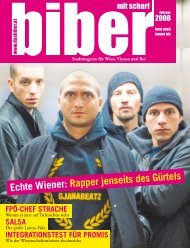 echte Wiener: rapper jenseits des gürtels - Biber