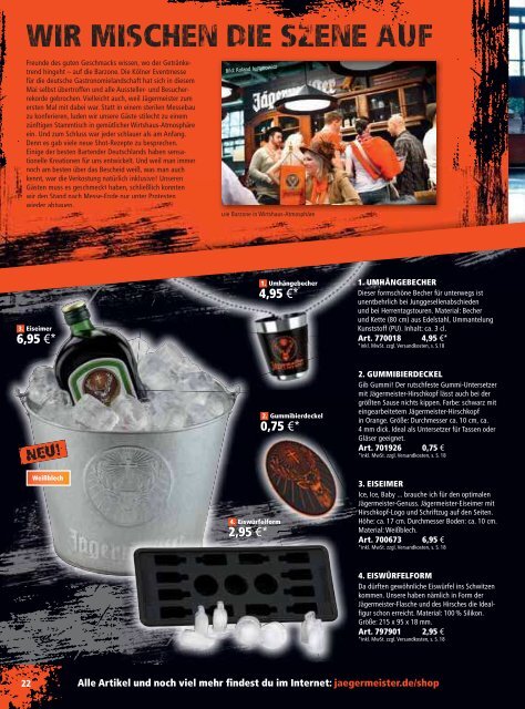 FAN-MAGALOG - Jägermeister Shop