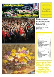 Gemeindezeitung März 2009 - Marktgemeinde Sinabelkirchen