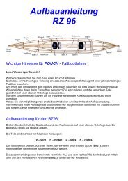 Aufbauanleitung RZ 96 - Poucher Boote GmbH