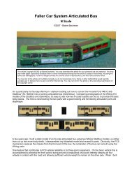 Faller Car System Articulated Bus