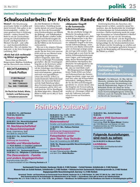 28.05.2012 - Der Reinbeker