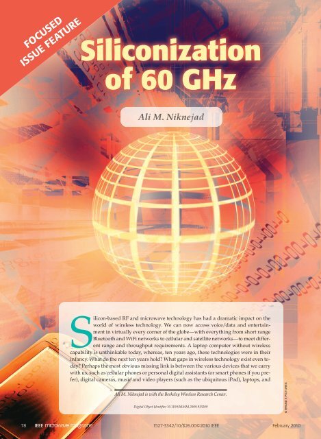 Siliconization Of 60 GHz - Ali M. Niknejad