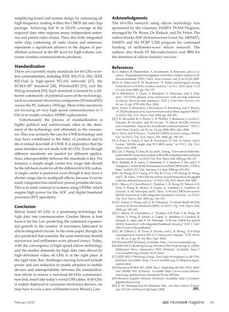 Siliconization Of 60 GHz - Ali M. Niknejad