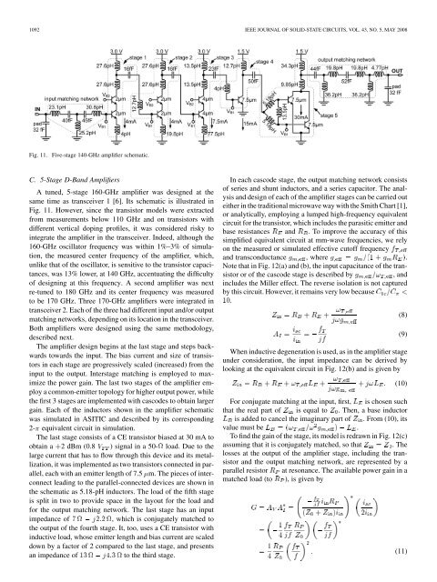 165-GHz Transceiver in SiGe Technology - Computer Engineering ...