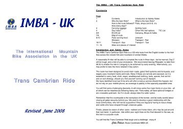 IMBATransCambrianWay - IMBA UK