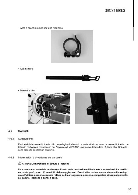 Manuale d'istruzioni - Ghost Bikes