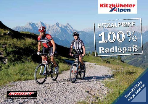 Download: Broschüre KitzAlpBike 100% Radlspaß - Brixental