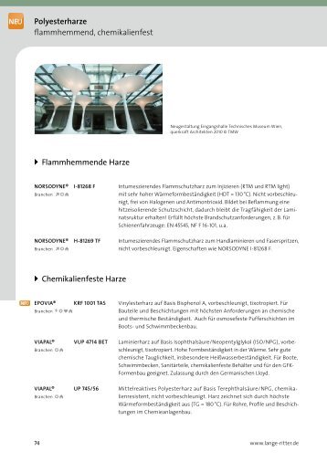 Download Produktübersicht Polyesterharze ... - Lange+Ritter