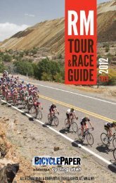 RM touR / Race guide - Bicycle Paper.com