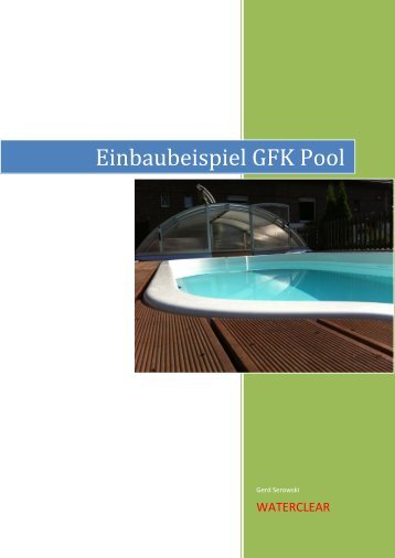 Einbaubeispiel GFK Pool