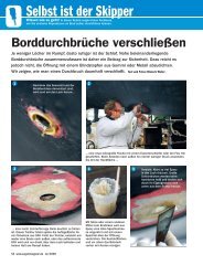 Borddurchlässe verschließen