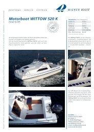 Motorboot WITTOW 520 K - Wieker Boote GmbH in Wiek