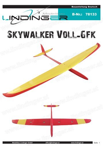 Skywalker Voll-Gfk - Modellbau Lindinger Onlineshop