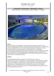 Schwimmbad / Schwimmteich / Wasserspiele / Brunnen Swimming ...