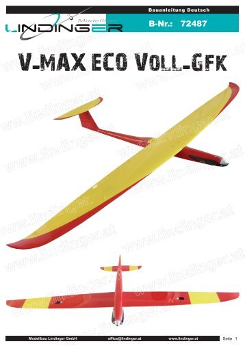 V-MAX ECO Voll-Gfk - Modellbau Lindinger Onlineshop