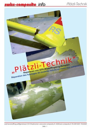 „Plätzli-Technik“ - Suter Swiss-Composite Group