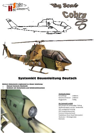 Einpassen der Mechanik - Heli Shop