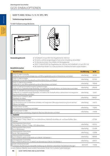 Einbauinformation GEZE - Jotec24