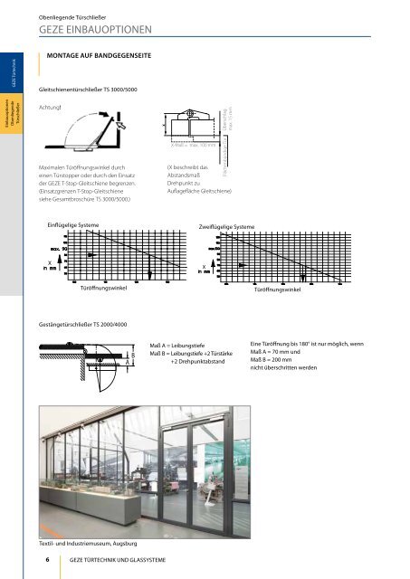 Einbauinformation GEZE - Jotec24