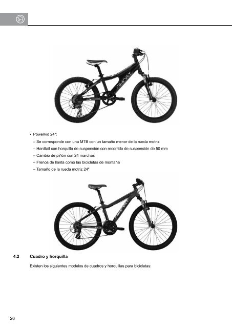 Manual de instrucciones - Ghost Bikes