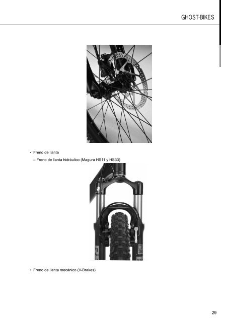 Manual de instrucciones - Ghost Bikes