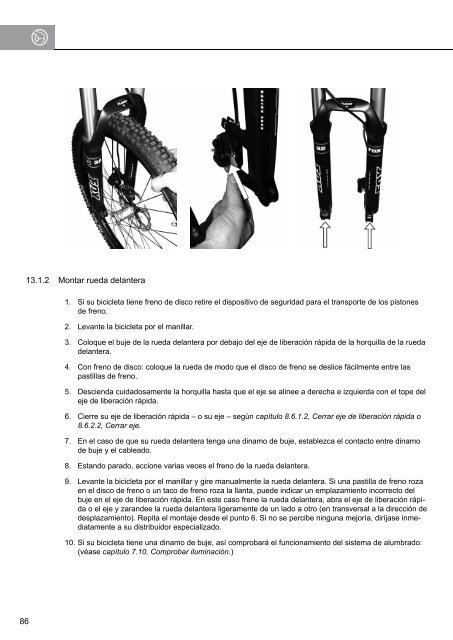 Manual de instrucciones - Ghost Bikes