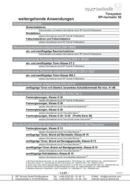 Anwendungsbeispiele - RP Technik