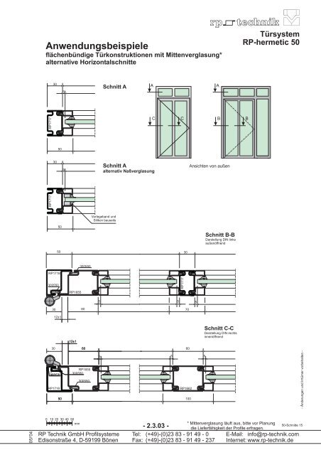 Anwendungsbeispiele - RP Technik