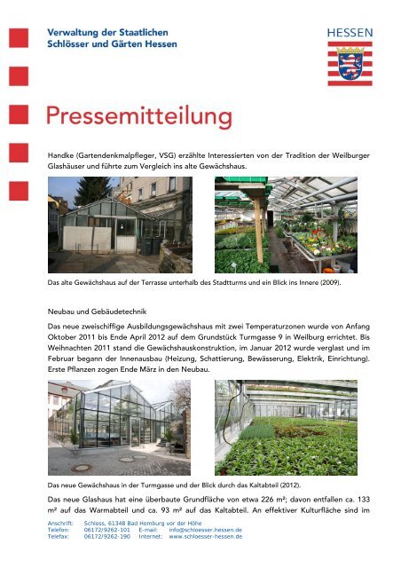 Schloss und Schlossgarten Weilburg - Staatliche Schlösser und ...