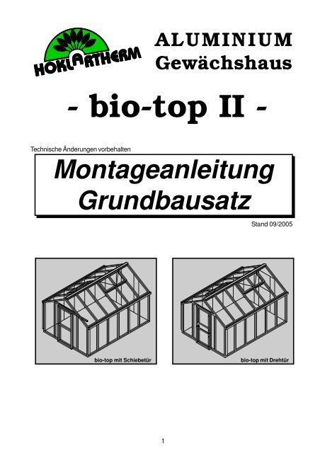 bio-top II - Hoklartherm