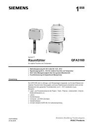 1858 Raumfühler QFA3160 - Siemens