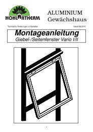 Seitenfenster (PDF) - Hoklartherm