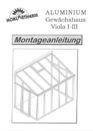 Montageanleitung Viola I-III (PDF) - Hoklartherm