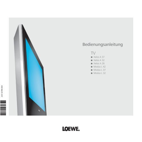 Bedienungsanleitung TV - Loewe