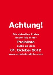 Komplettfelder bestückt und verdrahtet - Striebel & John