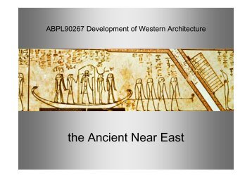 the Ancient Near East - Miles Lewis