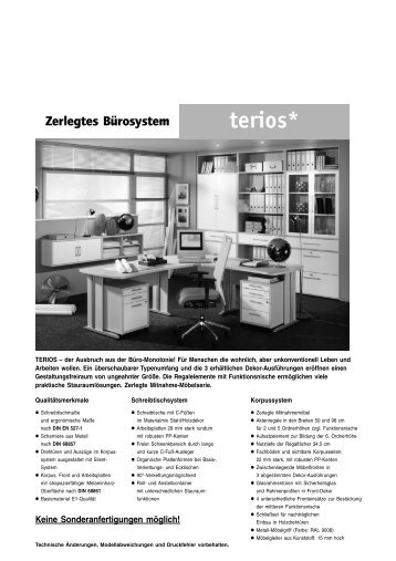 Zerlegtes Bürosystem - Wohnwelt24