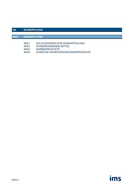 PatientCare Marktdefinition 2008 - IMS