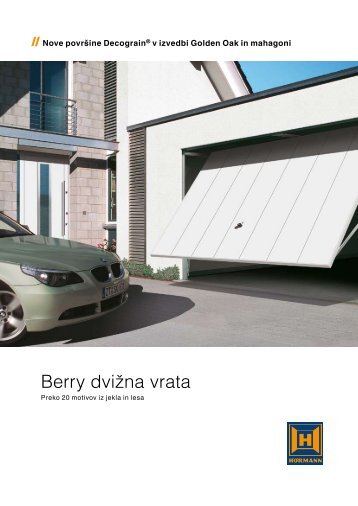 Berry dvižna vrata - Vratko