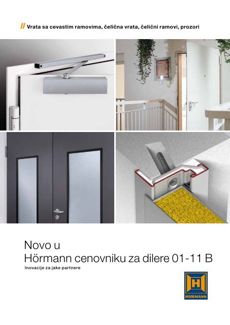 Novo u Hörmann cenovniku za dilere 01‑11 B - Vrata