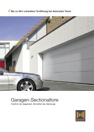 Garagen-Sectionaltore - Schaller & Brunner GmbH
