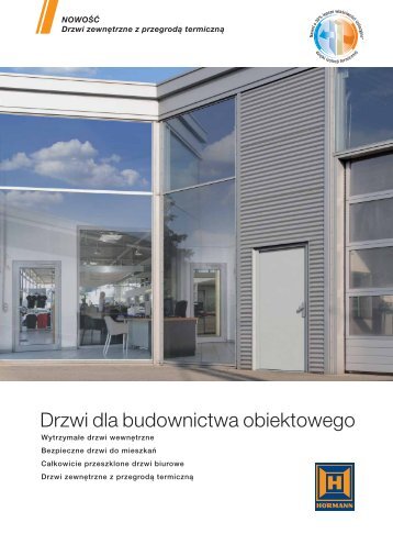 Drzwi dla budownictwa obiektowego - Hörmann Polska
