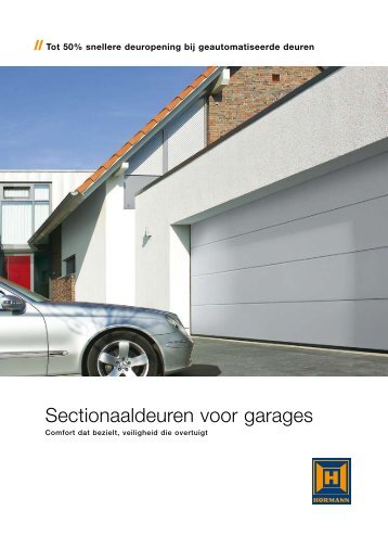 Garagesectionaaldeuren - Van Dam Garagedeuren