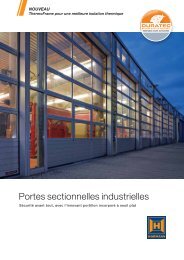 Portes sectionnelles industrielles - Hormann.fr