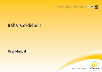 User Manual - Cochlear